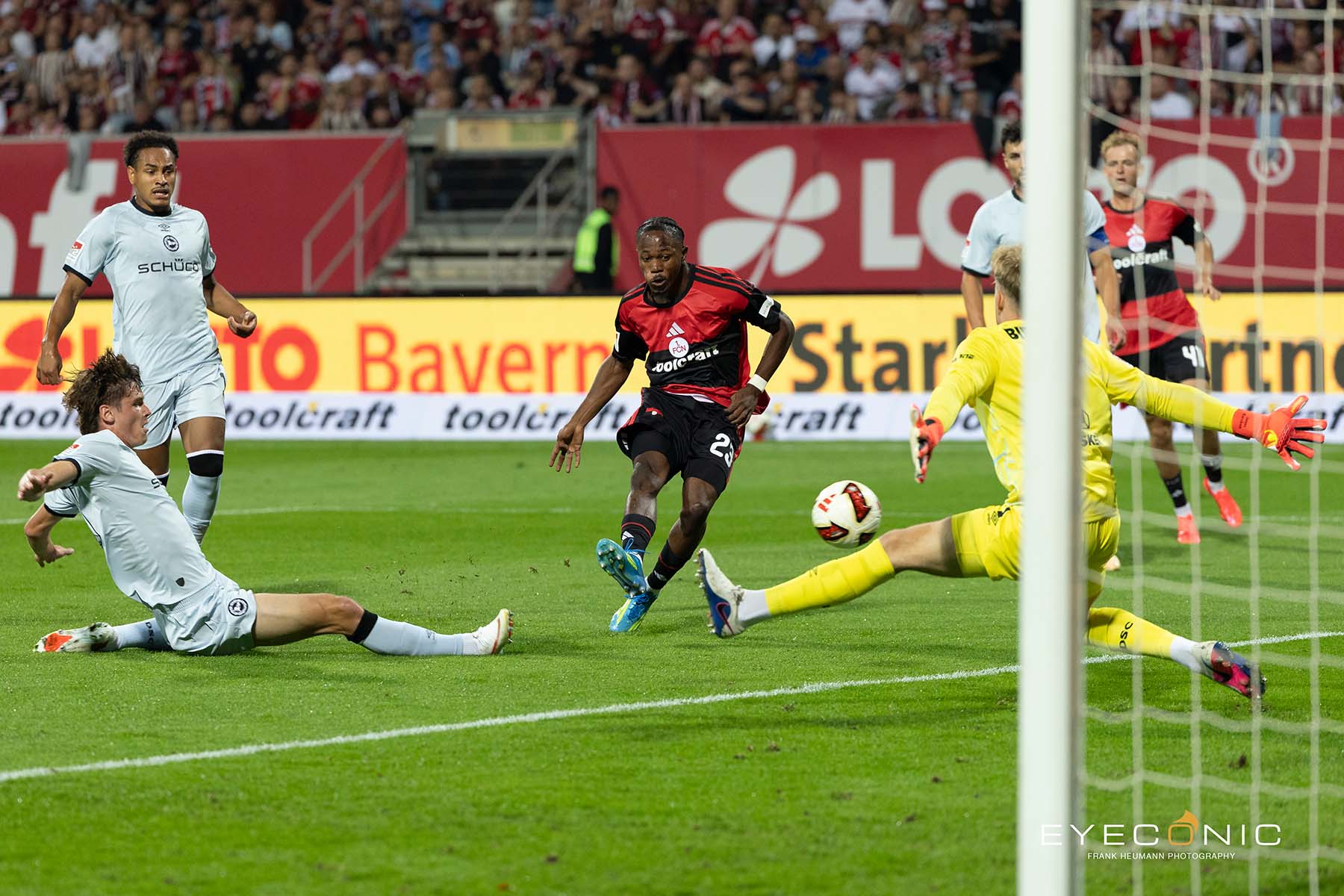 Sportfotografie beim 1. FC Nürnberg