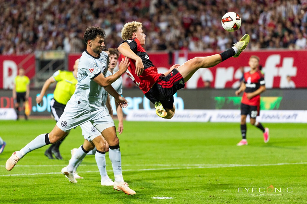 Sportfotografie mit Frank Heumann beim 1. FCN